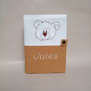 Protège carnet de santé - Petit ourson
